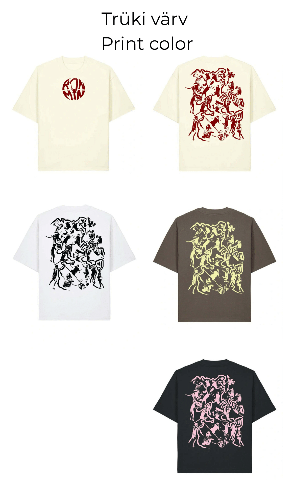 RonMin T-shirt mock-up