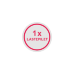 1x Lastepilet